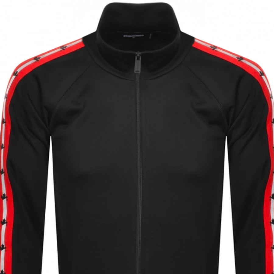 Alternative Image for ProductDSQUARED2 Taped Sweat Jacket Black2